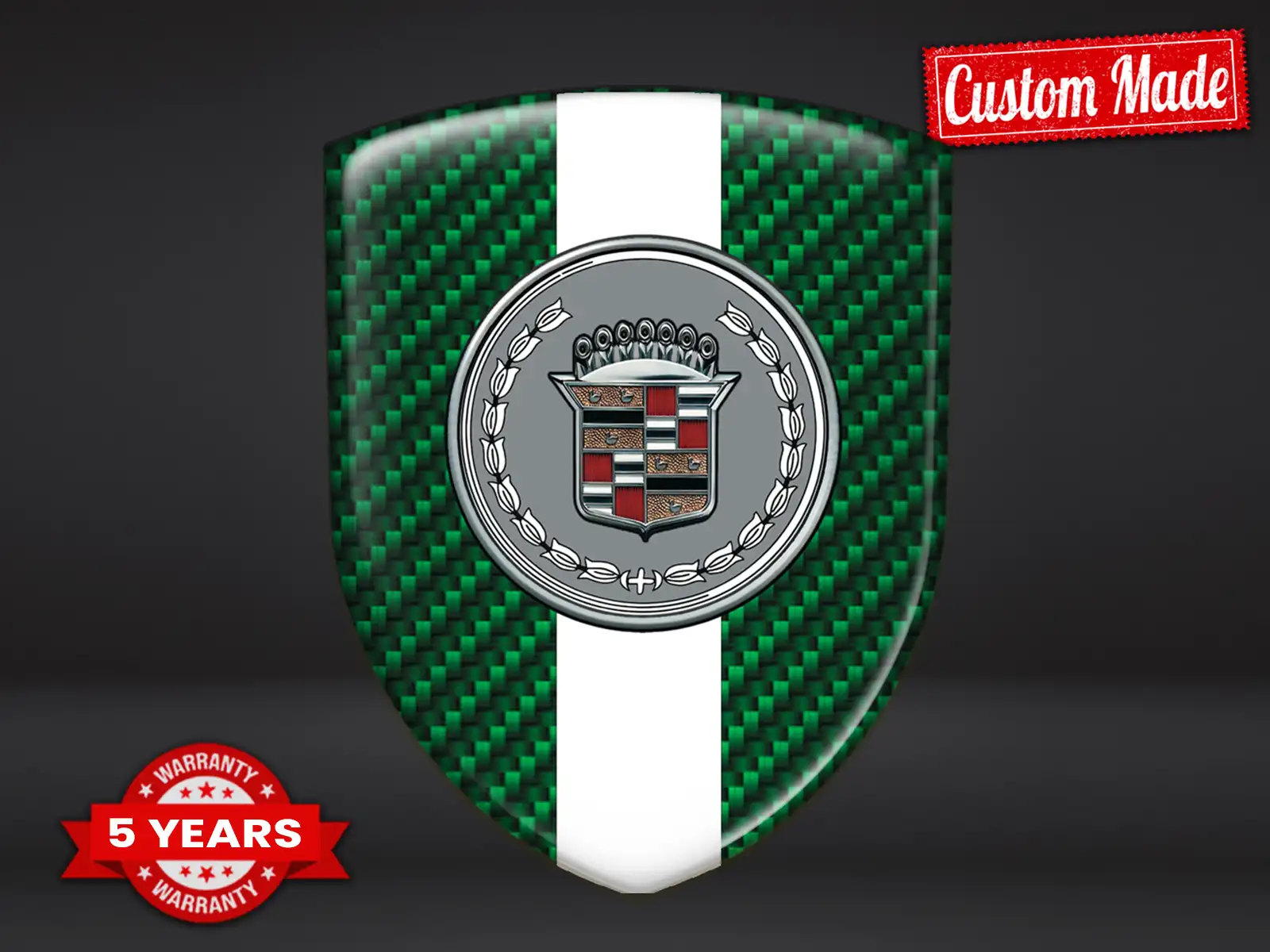 Cadillac Pegatinas Cristal Trasero Racing Diseño Limitado